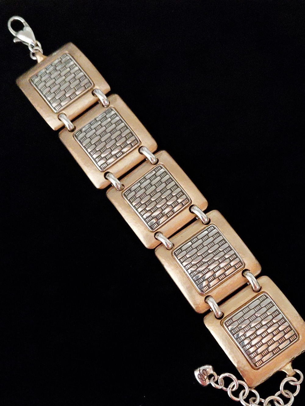Brighton Pharaoh’s Gift Two Tone Egyptian Panel Bracelet